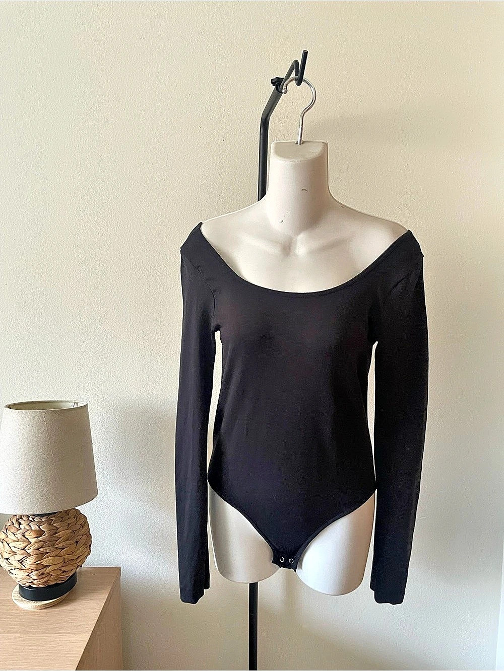 Fct Long Sleeve Bodysuit in Black Medium